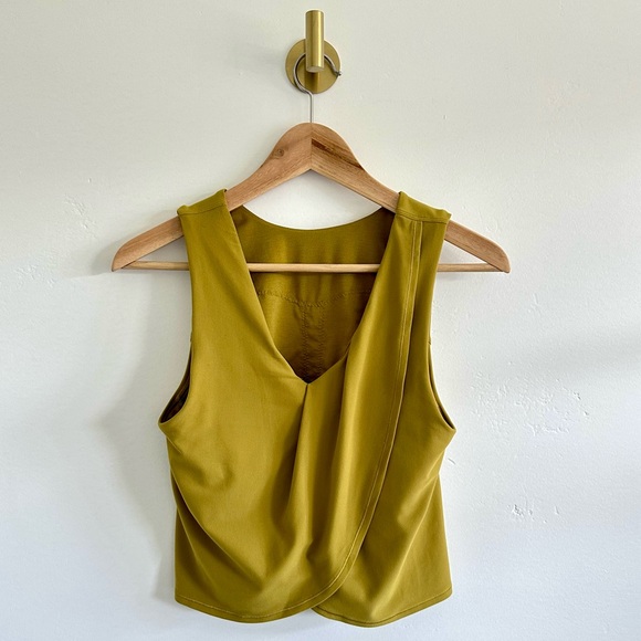lululemon Nulu Twist-Back Yoga Tank Top - Auric Gold - Picture 4 of 6